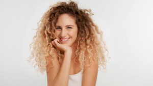 young woman smiling at the camera